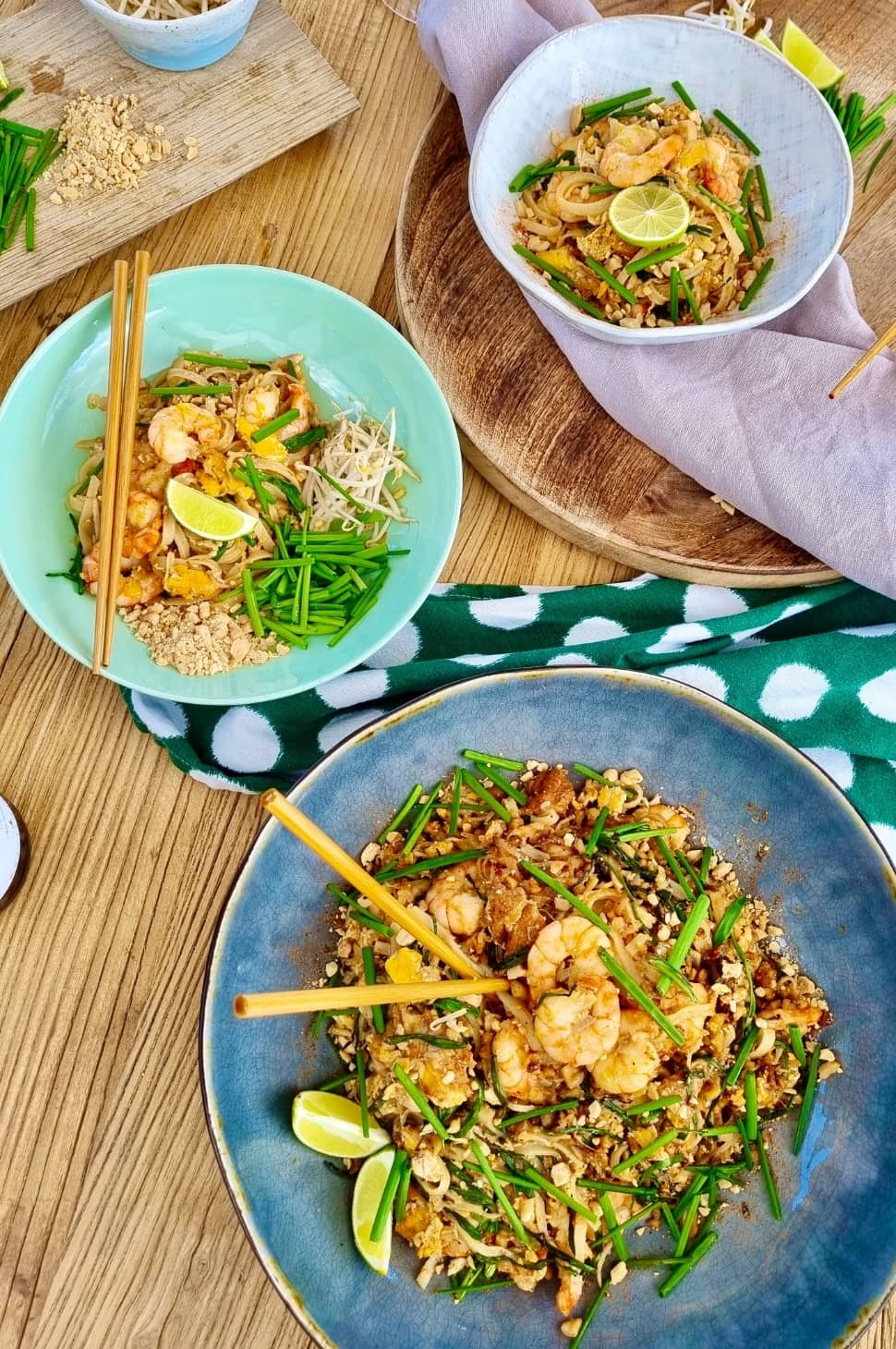 Pad Thai Kochbox (für 2-3 Portionen) in der Bambusbox